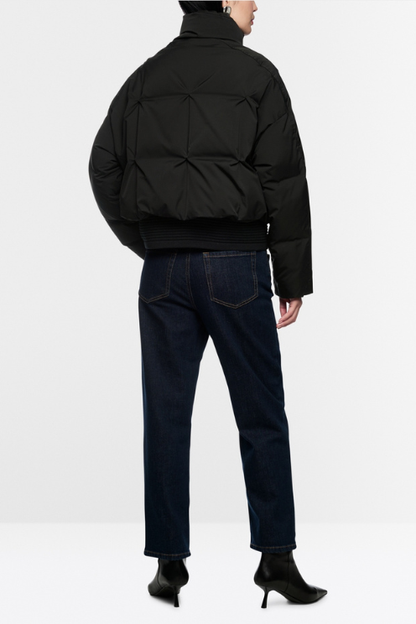 Quilted Cropped Puffer Jacket