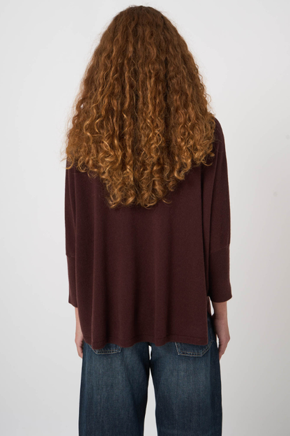 Relaxed Fit Poncho-style Sweater