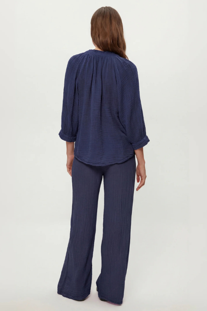 Kali Ruffle Neck Top