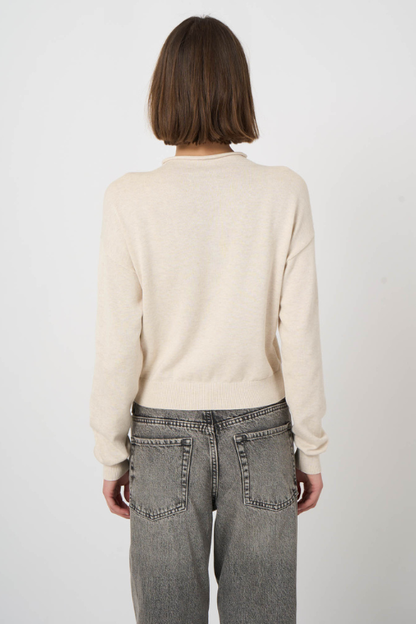 Relaxed Mini Roll Neck Sweater