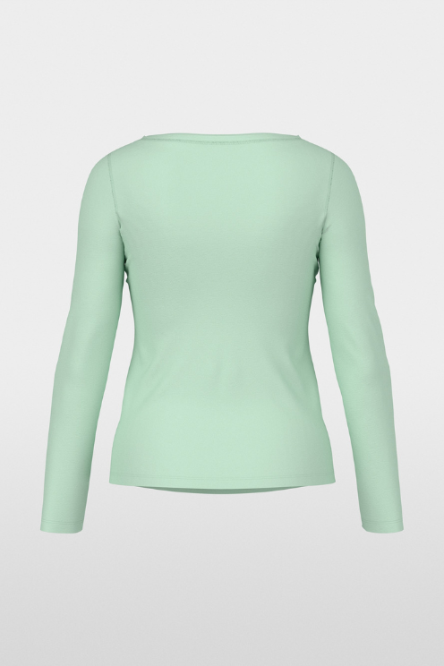 Silk Trim Long Sleeve