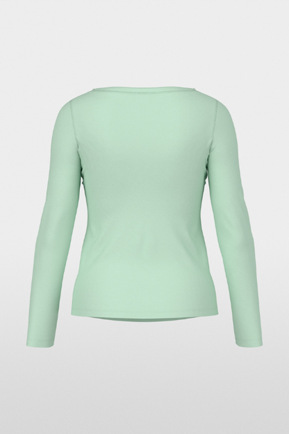 Silk Trim Long Sleeve