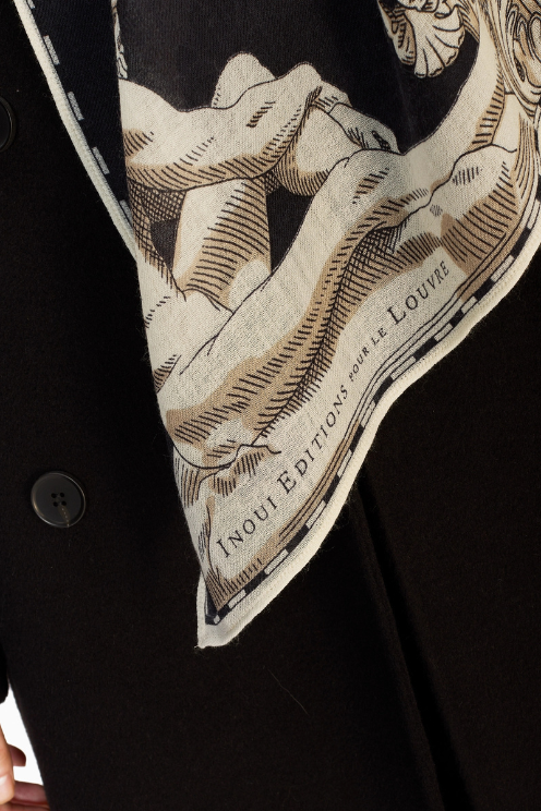 Archives Wool Scarf – Black