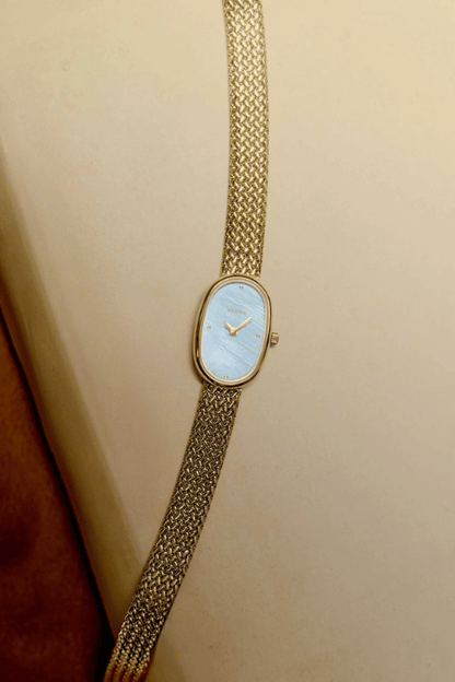 Jane Tethered Watch - Small 18mm - Gold/Sky