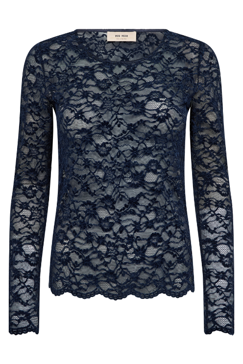 Miriel Velvet Lace Blouse