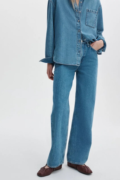 Spire Ruched Leather Mary Janes