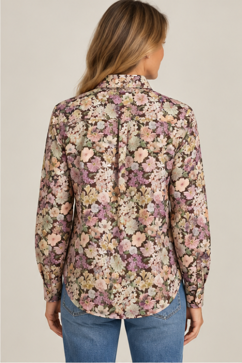 Siri Floral Pattern Shirt