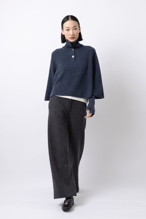 Textured Poncho Pullover