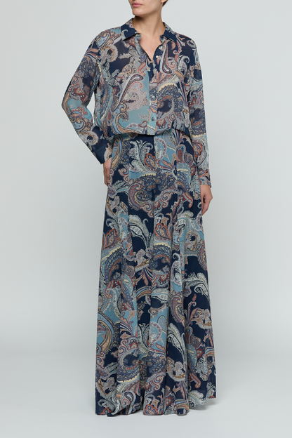 Cosette Crop Hi Low Shirt