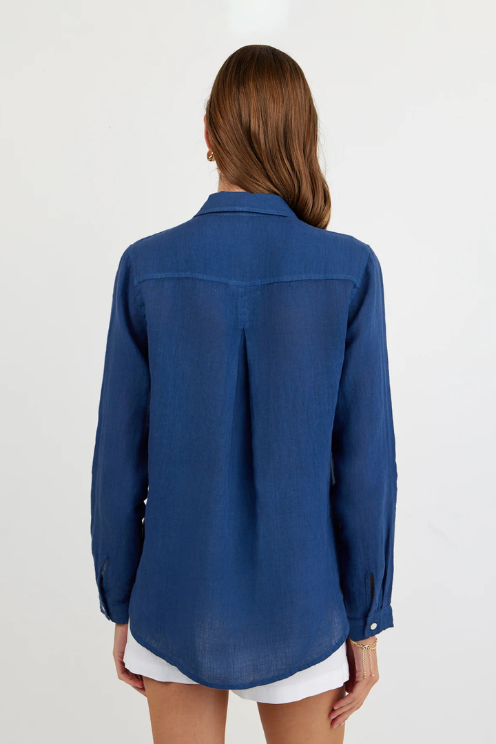 Pocket Button Down - Midnight Surf