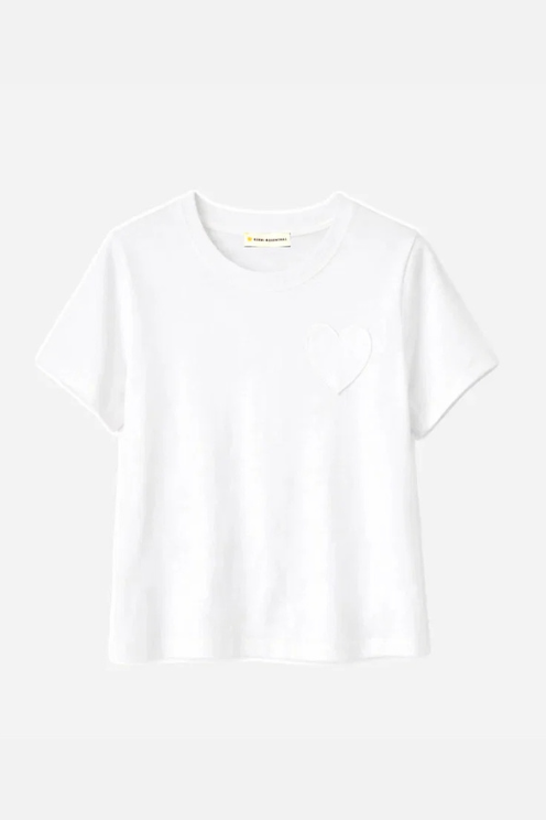 Heart Patch Slub Tee