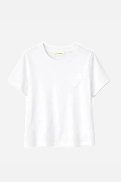 Heart Patch Slub Tee