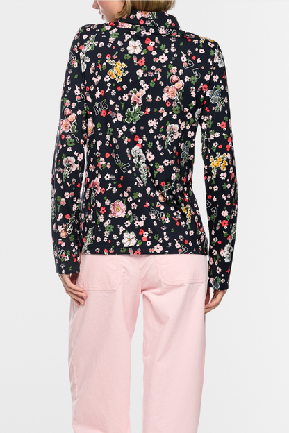 Fitted Floral Modal Blouse