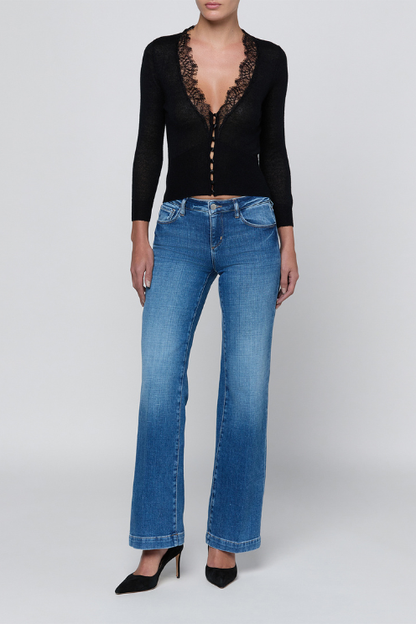 Joanne Low-Rise Wide-Leg Jean