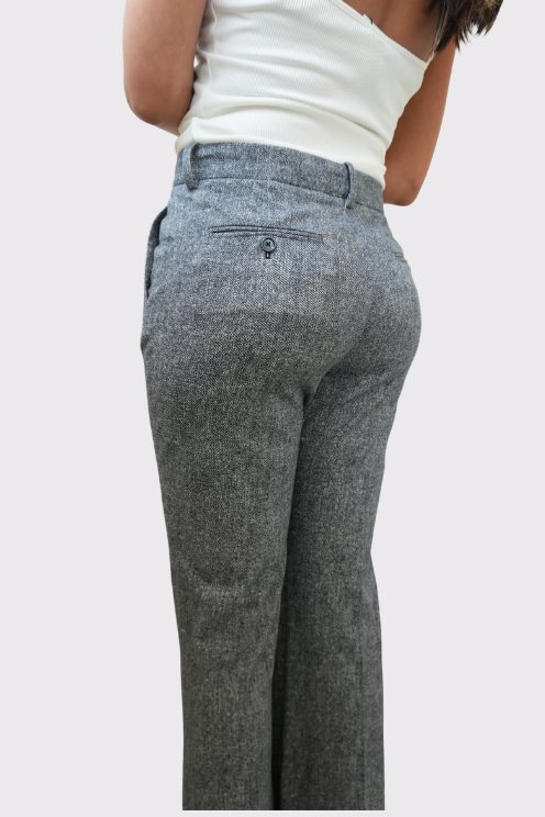 Tailored Trouser – Navy Mélange
