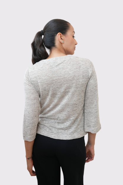 Linen Jersey Top