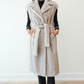 Belted Fur Vest