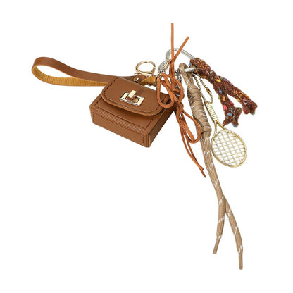 Whimsical Mixed Brown Mini Purse Bag Charm