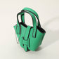 Faux Leather Stylish Mini Purse Bag Charm in Green