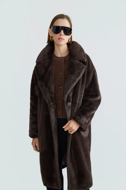 Polly Faux Fur Long Coat
