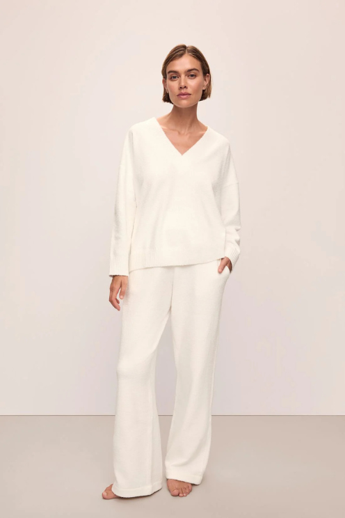 Recycled Boucle Relaxed Fit Pant