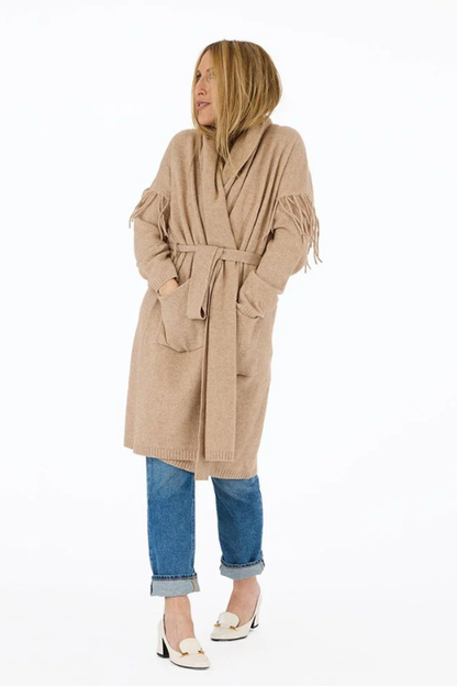 Cali Fringe Cardigan Coat