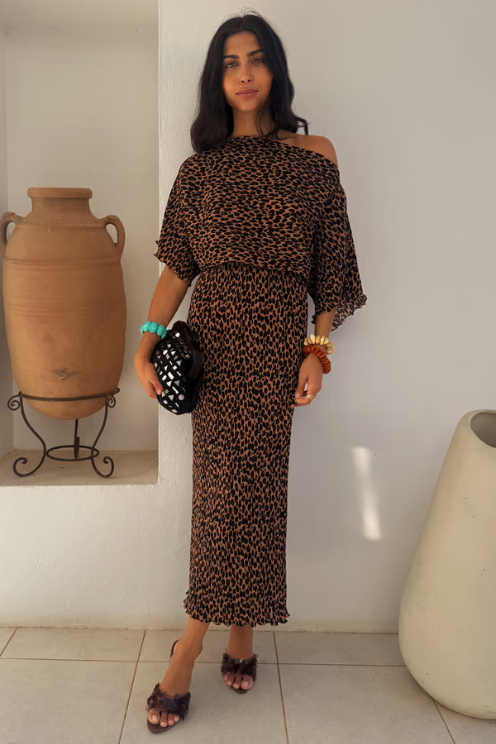 Lucia Leopard Tilly Dress