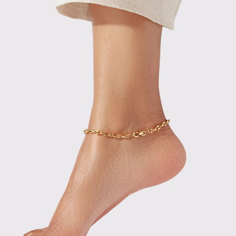 Jenny Bird Dhani Anklet in Gold