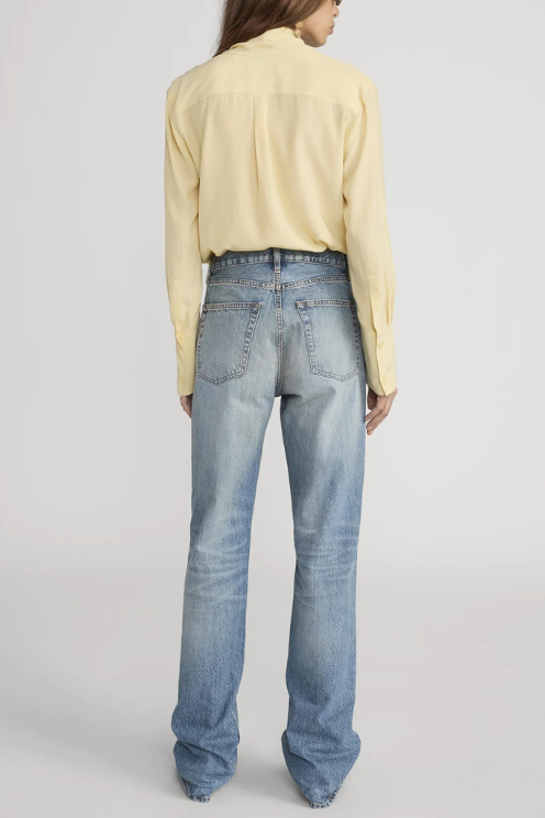 The Silk Modern Tie Blouse