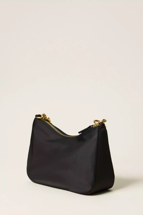 Liliane Satin Bag with Embroidery