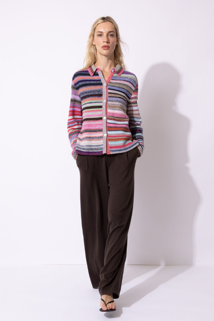 Button Up Textured Overshirt