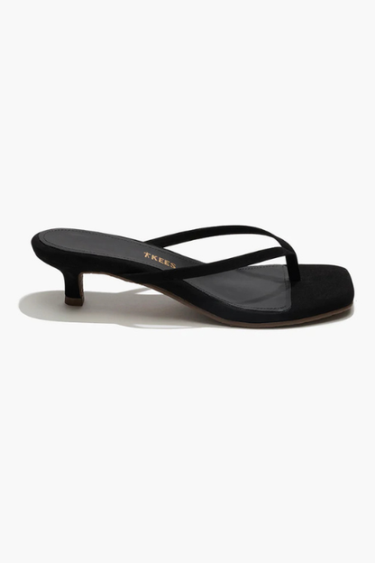 Square Toe Julia Suede Heel