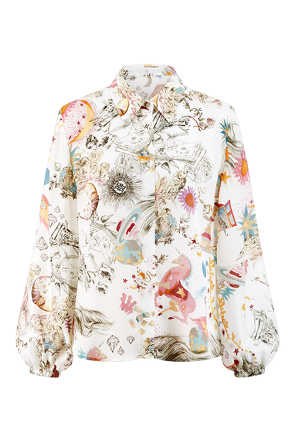 Dreamscape Printed Blouse