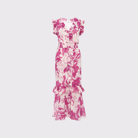 Misa Kidada Dress - Fuschia Floral