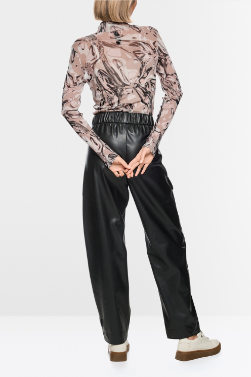 Lightweight Stretch Second Skin Mock Neck