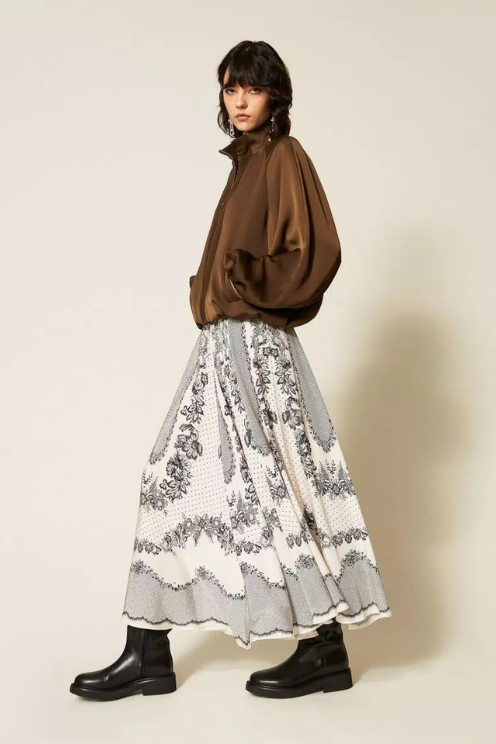 Satin Balloon Jacket