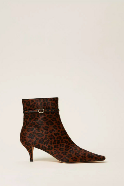 Leather Ankle Bootie