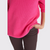 525 America Emma Shaker Stitch Sweater Pink