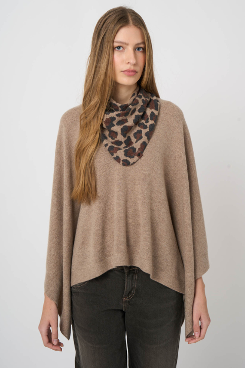 Leopard Triangle Scarf