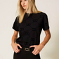 Logo Flock Print Tee
