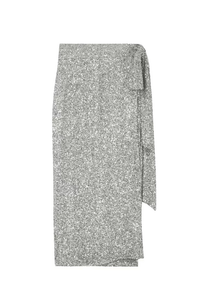 Never Fully Dressed Sequin Maxi Wrap Jaspre Skirt