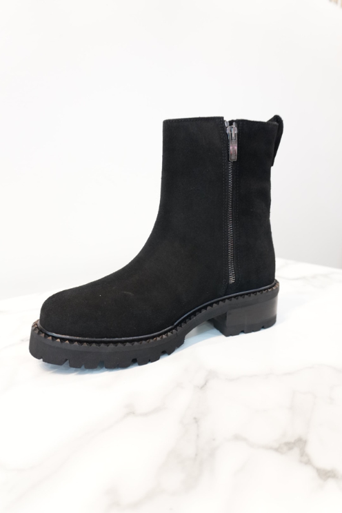 Crew Boot - Black Suede