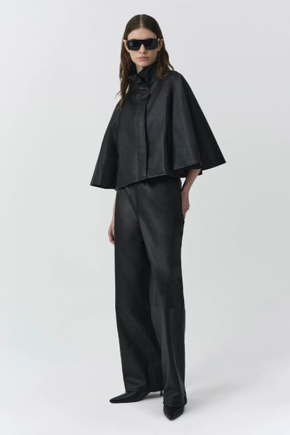 Orvik Leather Cape