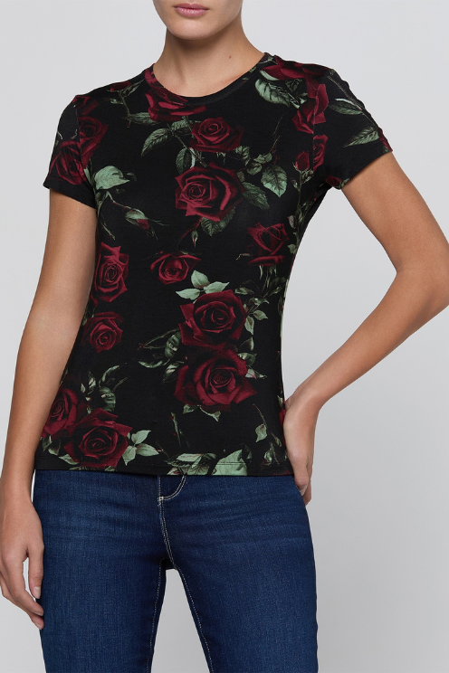Ressi Fitted Tee - Romantic Rose