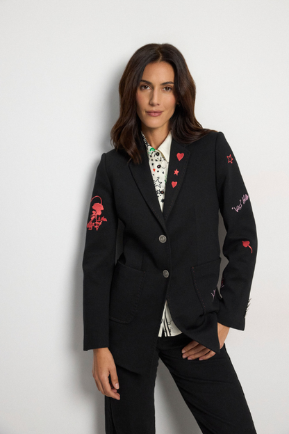 Tarai Embroidered Blazer