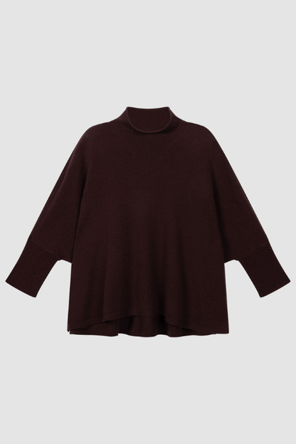 Relaxed Fit Poncho-style Sweater
