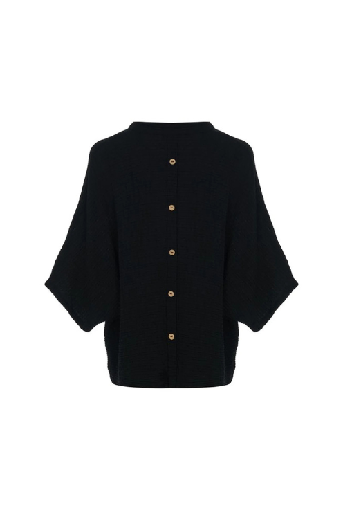 Oversized Cotton Gauze Honour Top