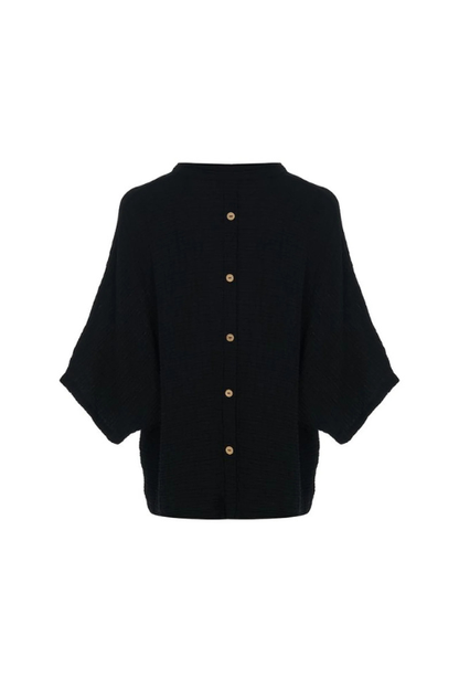 Oversized Cotton Gauze Honour Top