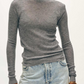 Superfine Cashmere Blend Waffle Crewneck