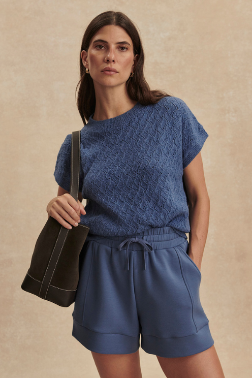 Manae Pointelle Knit Top